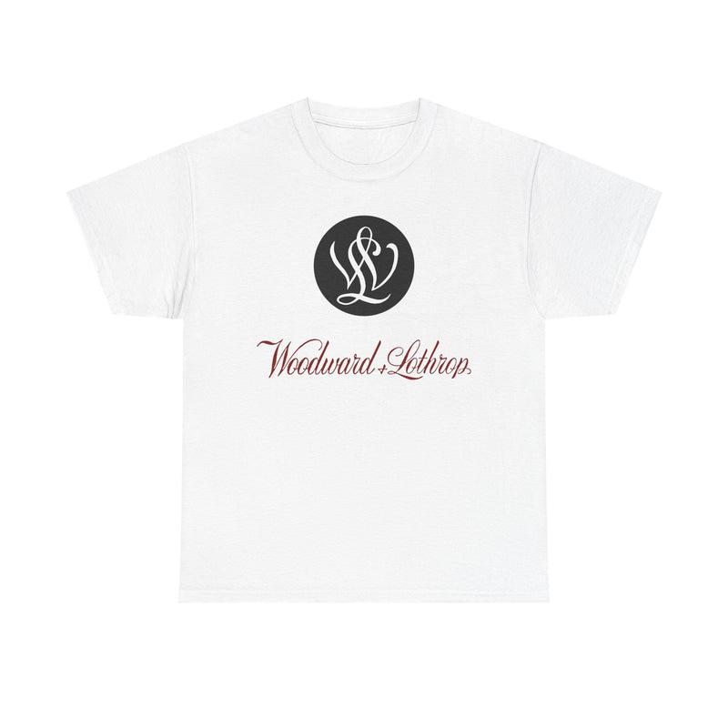 Load image into Gallery viewer, Woodward &amp; Lothrop Black Circle Monogram W&amp;L Department Store DC T-shirt
