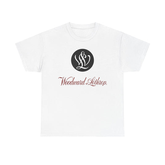 Woodward & Lothrop Black Circle Monogram W&L Department Store DC T-shirt