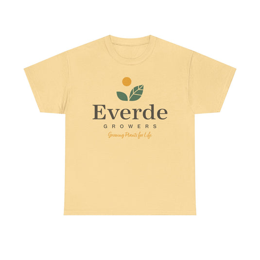 Everde Growers T-Shirt Defunct Plant Nursery Bankrupt Company Logo Tee