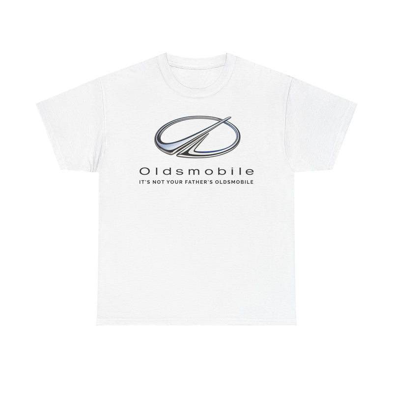 Load image into Gallery viewer, Oldsmobile It&#39;s Not Your Father&#39;s Oldsmobile Chrome Logo T-shirt
