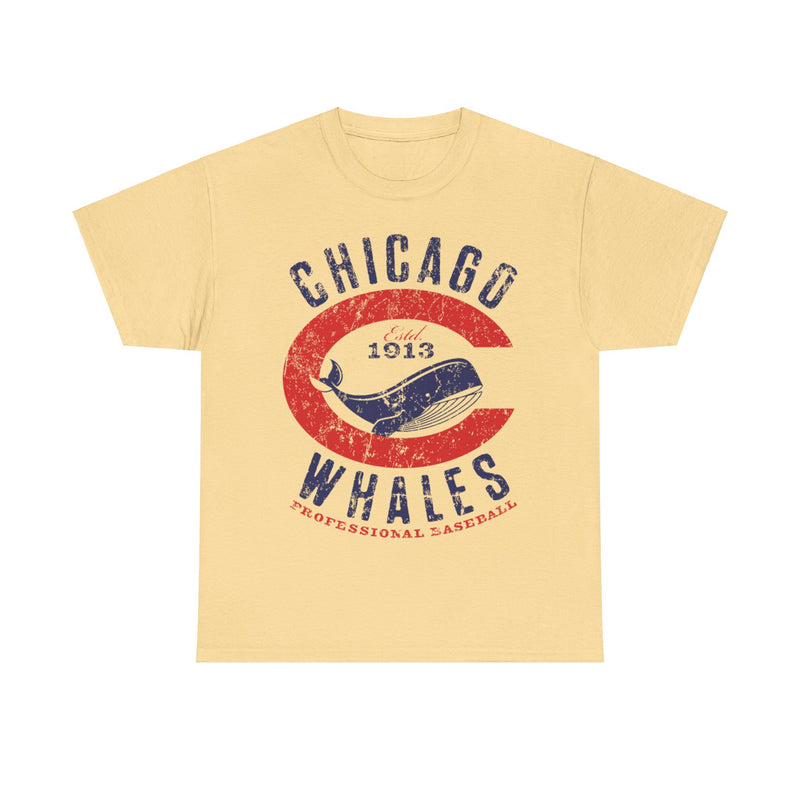 Load image into Gallery viewer, Chicago Whales Baseball Team Nostalgic Retro T-shirt
