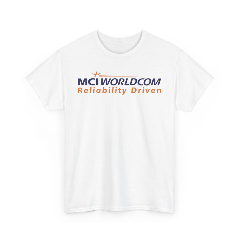 Load image into Gallery viewer, MCI WorldCom Reliability Driven Telecom Company Logo T-Shirt
