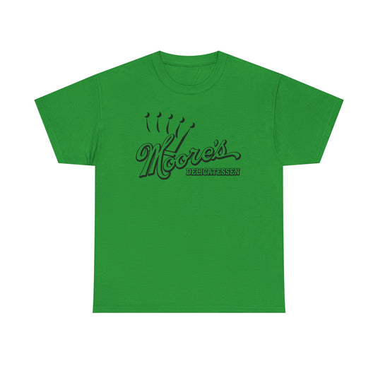 Moore's Delicatessen T-Shirt - Deli Industry Defunct Logo Tee