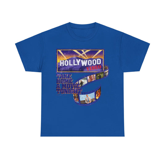 Hollywood Video Retail Movie Store Nostalgic Logo T-shirt