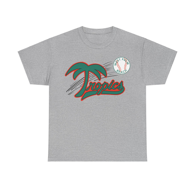 Load image into Gallery viewer, West Palm Beach Tropics Senior Nostalgic Retro Baseball Team T-shirt
