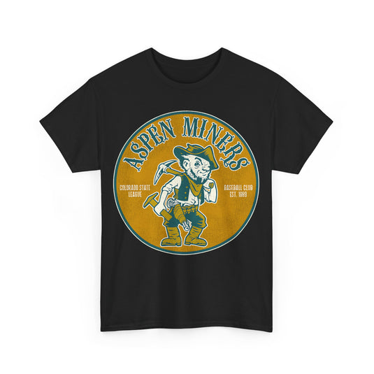 Aspen Miners Nostalgic Retro Baseball T-shirt