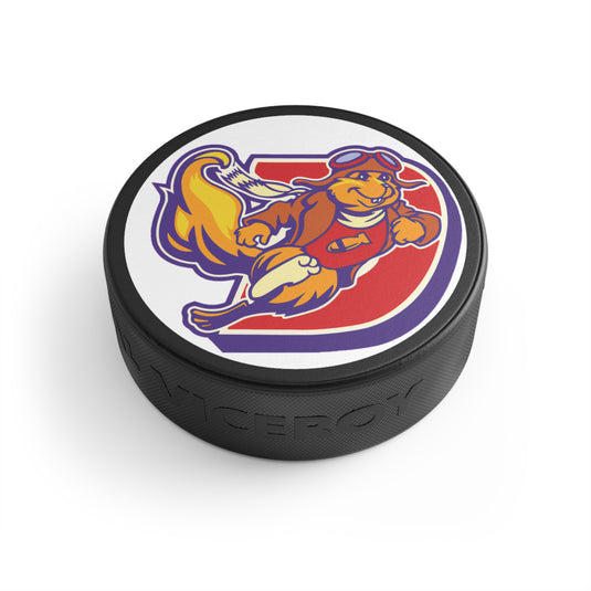 Dayton Bombers Ohio Mascot Hockey Puck