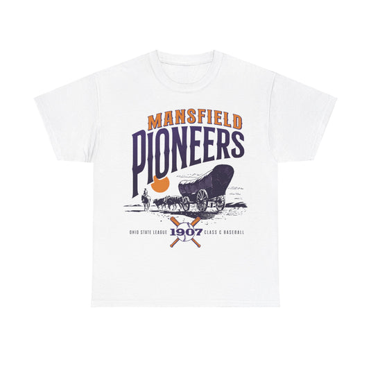 Mansfield Pioneers Est 1907 Ohio Baseball T-shirt