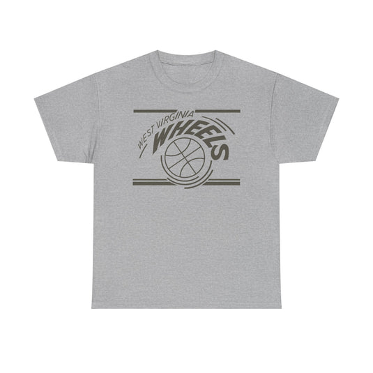 West Virginia Wheels Basketball 1978 All-American Alliance T-shirt