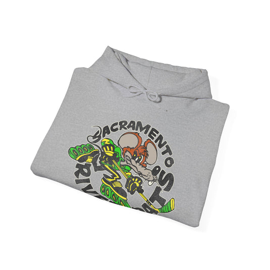 Sacramento River Rats Roller Hockey Nostalgic Pullover Hoody