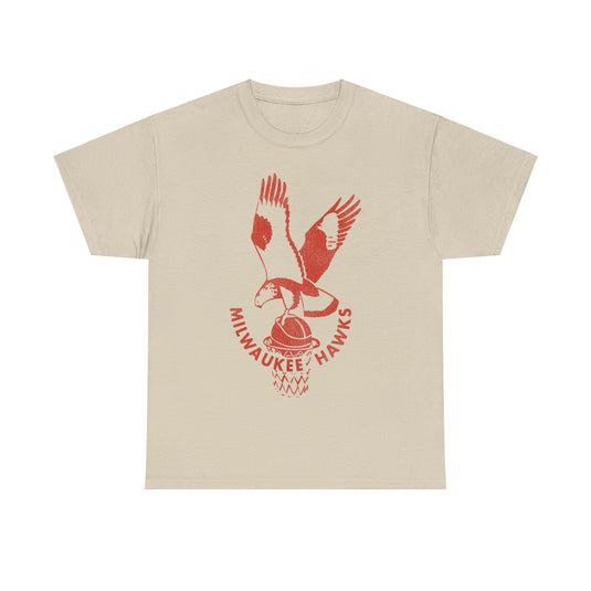 Milwaukee Hawks Basketball Team Nostalgic Retro T-shirt