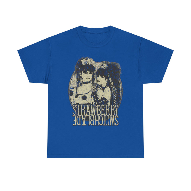 Load image into Gallery viewer, Strawberry Switchblade 1981 Jill Bryson Rose McDowal Scotland Pop Band T-shirt
