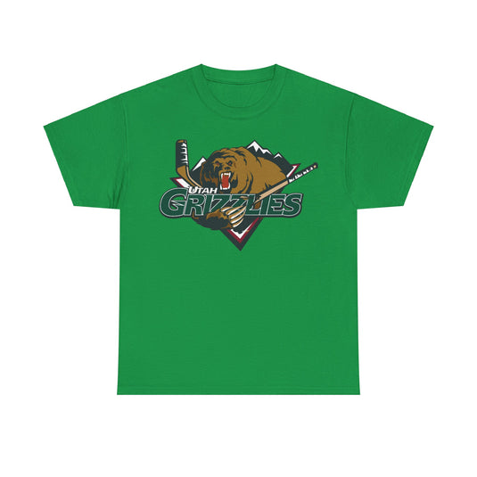 Utah Grizzlies Logo Hockey Team T-shirt