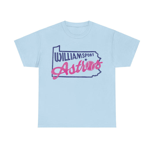 Williamsport Astros Nostalgic Retro Baseball Team T-shirt