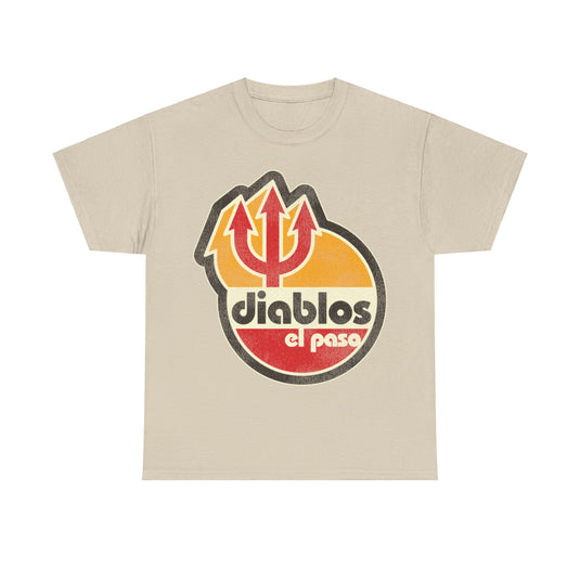 El Paso Diablos Logo Nostalgic Retro Baseball Team T-shirt