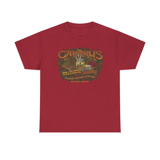 San Francisco Tobacco Co Can-a-blis 1967 California Cannabis T-shirt