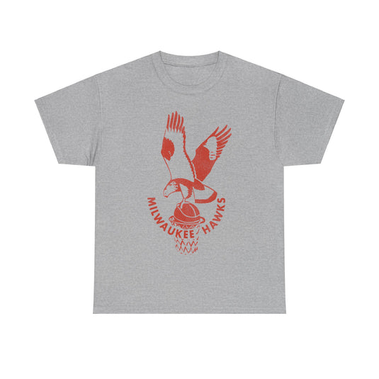 Milwaukee Hawks Basketball Team Nostalgic Retro T-shirt