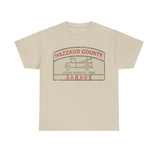 Hazzard County Garage Dukes Hazzard TV Show T-shirt