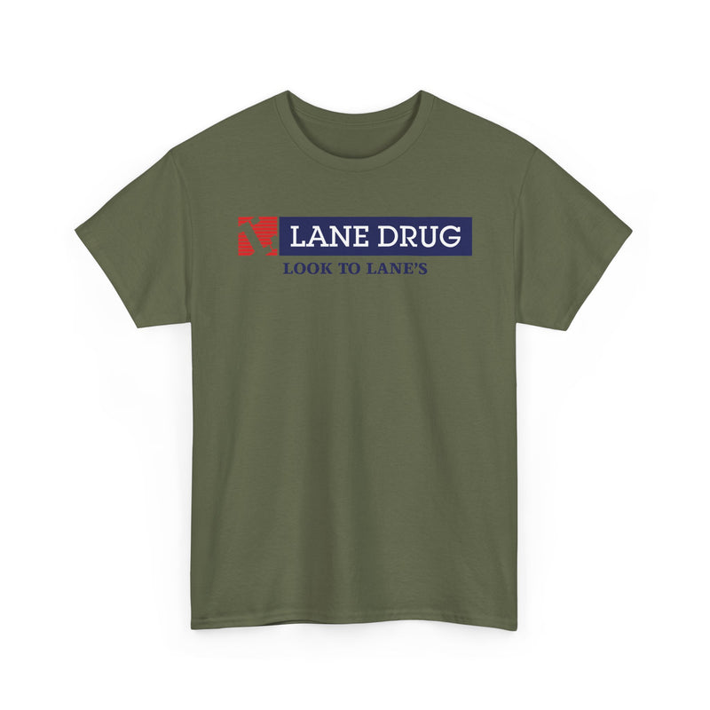 Load image into Gallery viewer, Lane Drug T-Shirt - Pharmacy Chain Logo Tee - Drugstore
