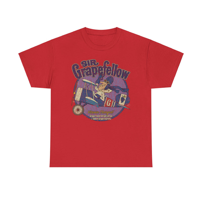 Load image into Gallery viewer, Sir Grapefellow Grape Flavored Oat Cereal Nostalgic T-shirt
