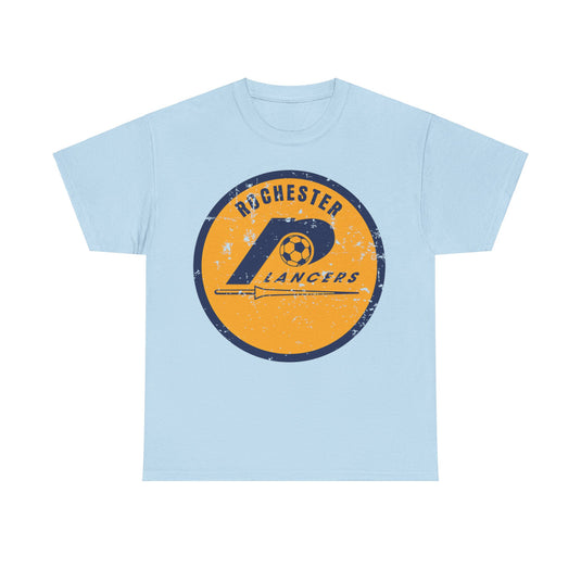 Rochester Lancers Logo New York Soccer Team T-shirt