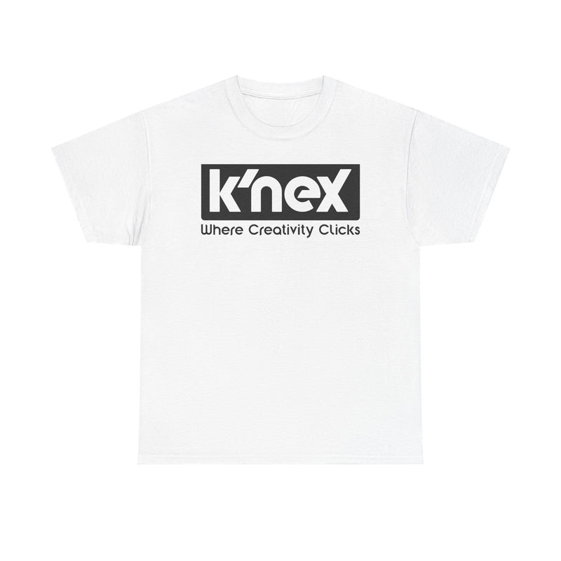 Load image into Gallery viewer, K&#39;NEX Defunct Building Toys T-Shirt Where Creativity Clicks Construction Set Tee
