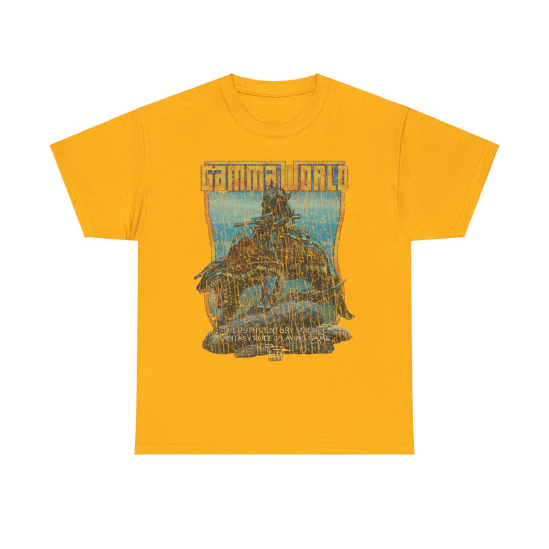 Load image into Gallery viewer, Gamma World 1978 Science Fantasy Role Playing Video Game T-shirt
