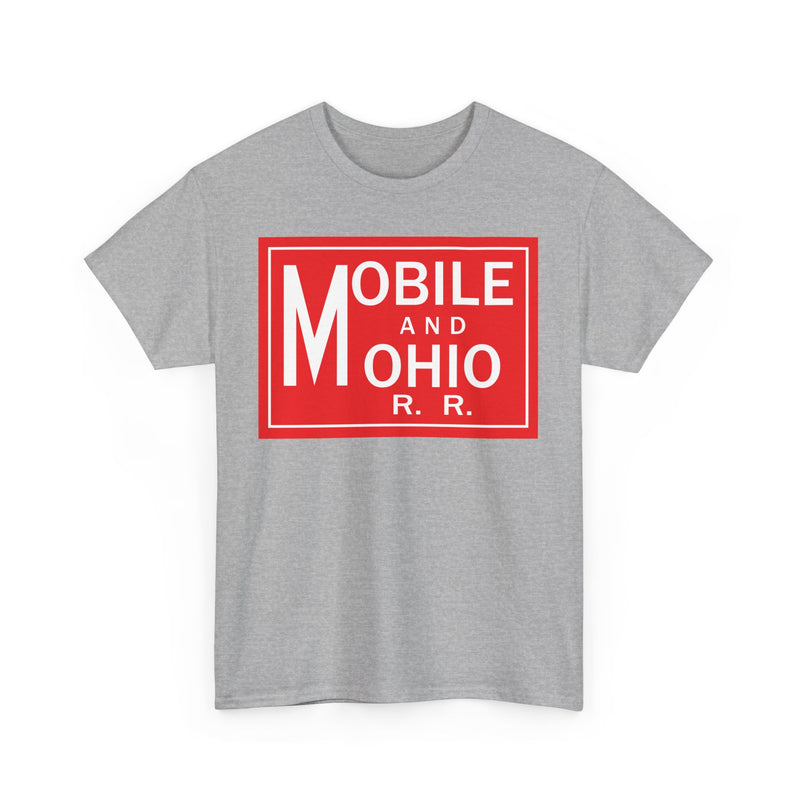 Load image into Gallery viewer, Mobile Ohio Railroad Vintage Train Railway Logo T-Shirt
