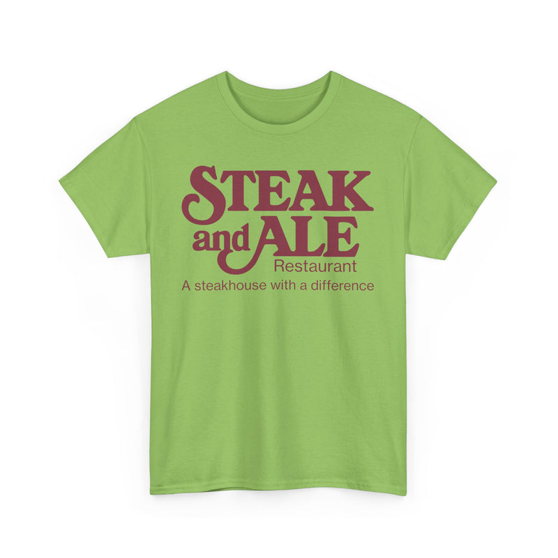 Load image into Gallery viewer, Steak and Ale Restaurant Vintage Steakhouse Logo Classic Dining T-Shirt
