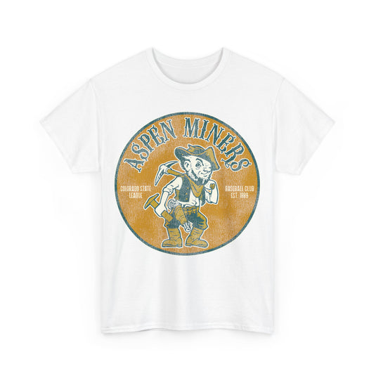 Aspen Miners Nostalgic Retro Baseball T-shirt