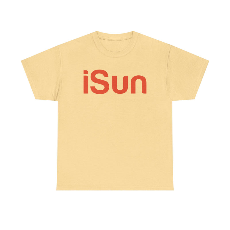 Load image into Gallery viewer, iSun T-Shirt Bankrupt Solar Energy Company Defunct Logo Tee
