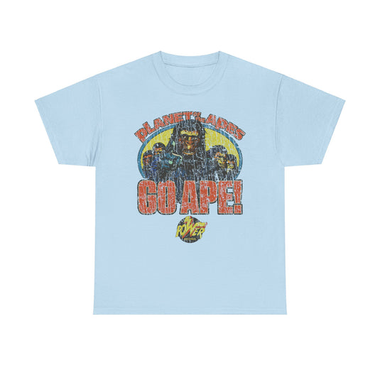 Planet of the Apes Go Ape Power Records Nostalgic T-shirt