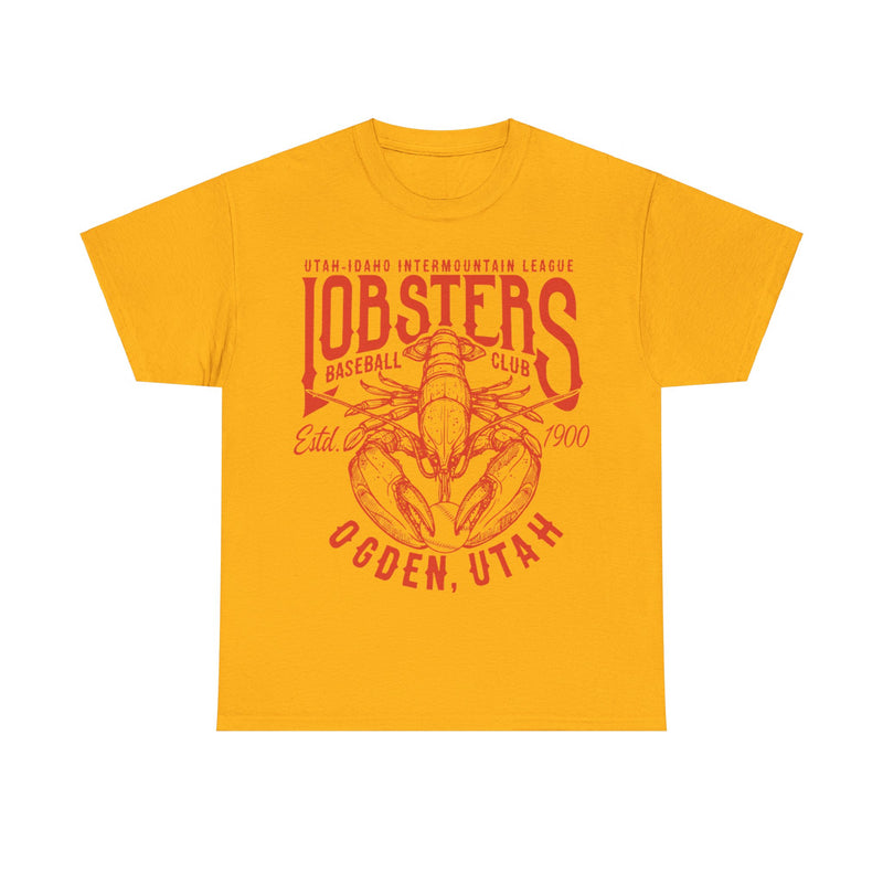 Load image into Gallery viewer, Ogden Lobsters Est 1900 Utah Baseball Team T-shirt
