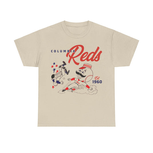 Columbia Reds Est 1960 South Carolina Baseball Team T-shirt