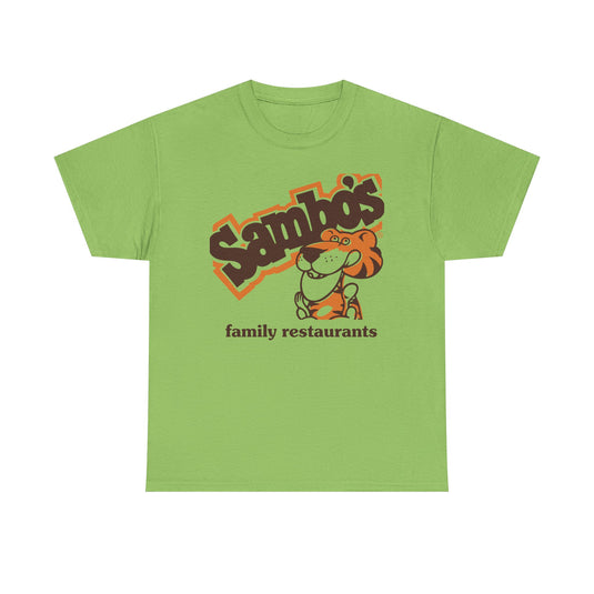 Sambo's T-Shirt - Family Restaurant Industry Bankrupt Logo Tee
