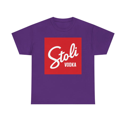 Stoli Vodka T-Shirt - Spirits Beverage Industry Bankrupt Logo Tee