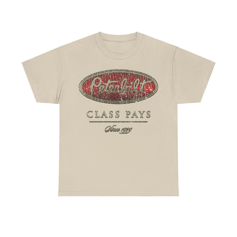 Load image into Gallery viewer, Peterbilt Class Pays 1939 Trucking Nostalgic T-shirt
