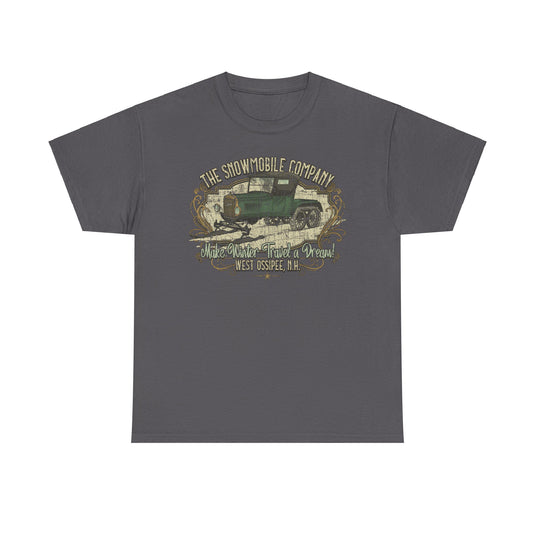 The Snowmobile Company 1922 West Ossipee New Hampshire Car Snow Logo T-shirt