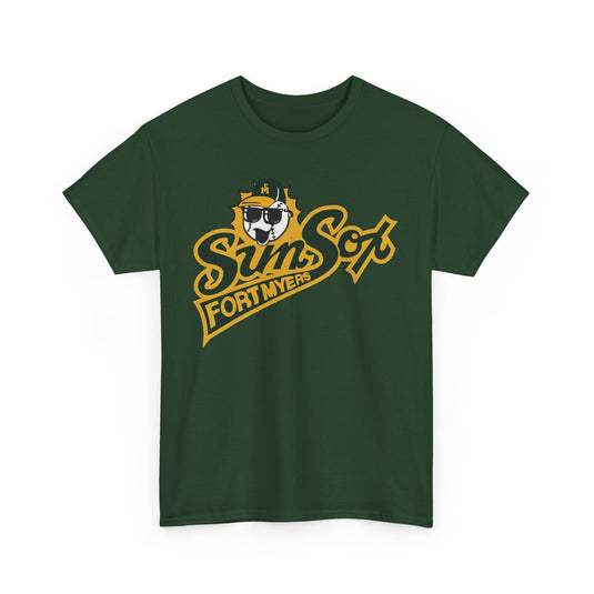 Fort Myers Sun Sox Florida Senior Basketball 1989-1990 T-shirt