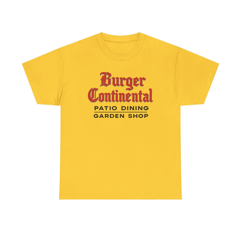 Load image into Gallery viewer, Burger Continental T-Shirt - Casual Dining Industry Defunct Logo Tee
