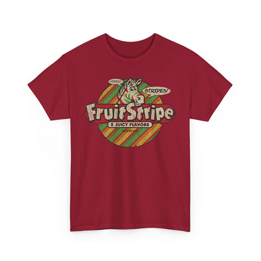 Fruit Stripe 1960 Yipes Stripes Flavor Chewing Gum Zebra T-shirt