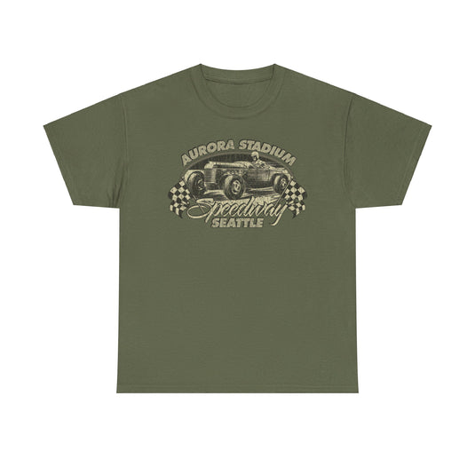 Aurora Stadium Speedway 1941 Seattle Washington Car T-shirt