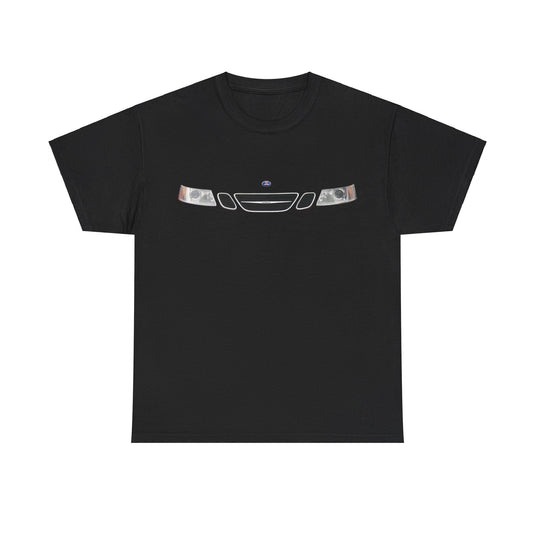 Saab 9-3 Grill Silhouette Car T-shirt