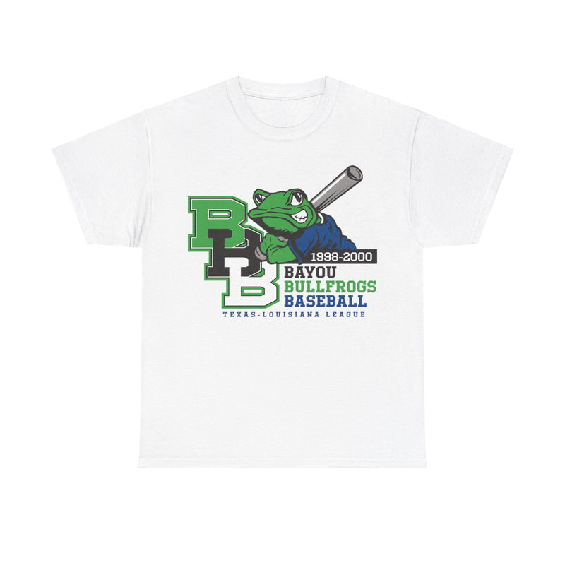 Load image into Gallery viewer, Bayou Bullfrogs Est 1998 Louisiana Baseball Team T-shirt
