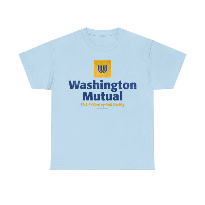 Washington Mutual Bank Nostalgic Throwback Logo T-shirt