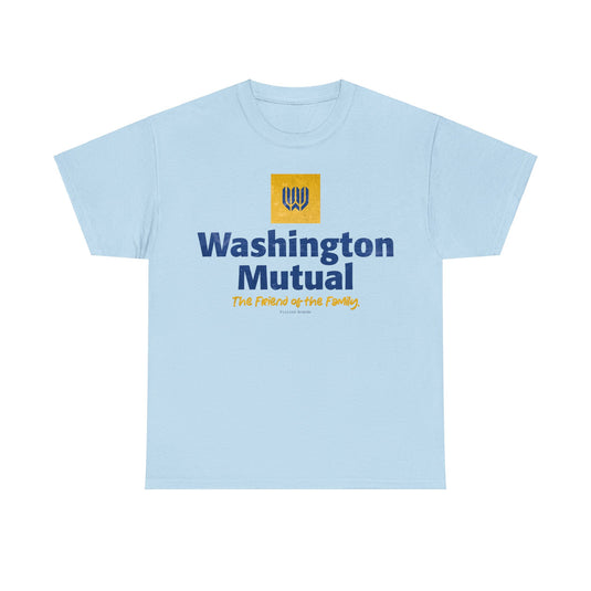 Washington Mutual Bank Nostalgic Throwback Logo T-shirt