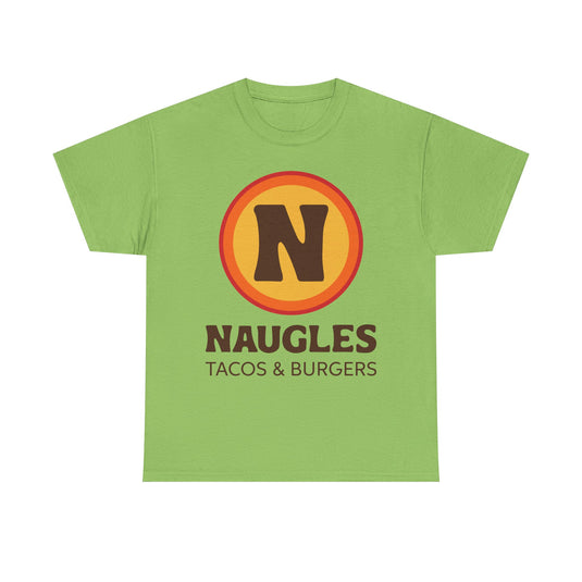 Naugles Tacos & Burgers Vintage Fast Food Logo Restaurant T-Shirt