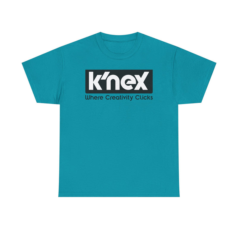 Load image into Gallery viewer, K&#39;NEX Defunct Building Toys T-Shirt Where Creativity Clicks Construction Set Tee
