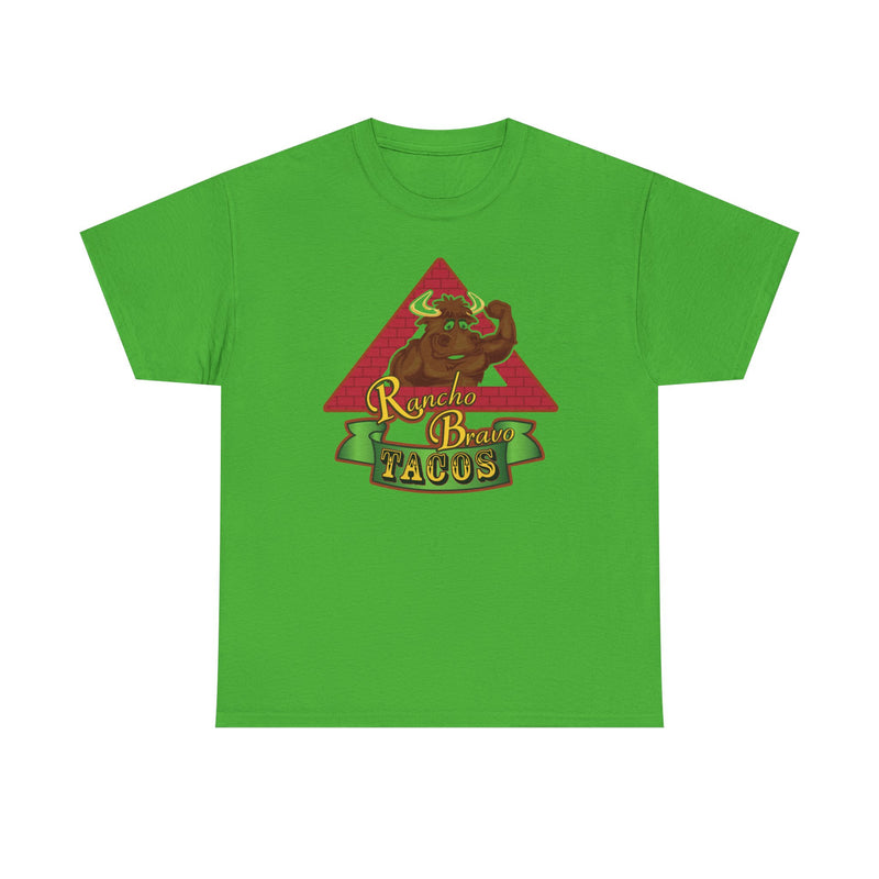 Load image into Gallery viewer, Rancho Bravo Tacos T-Shirt - Taco Restaurant Industry Defunct Tee
