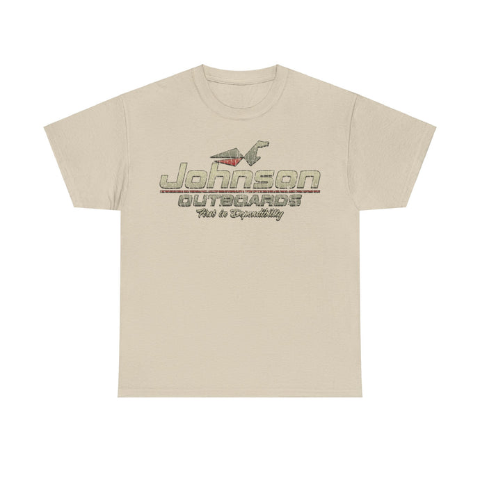 Johnson Outboards 1903 Distressed Print T-shirt